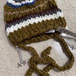 Urban Outfitters Jaxon Mixed Knit Charm Beanie NWT - Brown Multi Photo 3