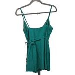 Revolve Superdown Wrap Dress Womens Size XS V-Neck Spaghetti Strap Green Photo 3