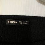 SheIn Cropped Long Sleeve Pearl Sweater Photo 2