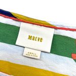 Maeve  Anthropologie Milla Striped Multicolor Short Sleeve Blouse Size Small Photo 10