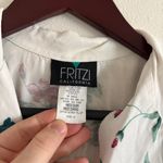 Kenar Vintage Floral Button-Down Cropped Blouse Size Medium Photo 7