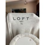 Loft  Women's Top Stripped Boat neck Long‎ Sleeve Cotton XL Coastal Rugby Photo 2