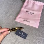 Kate Spade  Enamel Gold Tone Spot The Spade Bangle Bracelet Photo 4