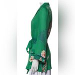 Alexis  Mint Floral Kimono and mini wrap skirt size xs Photo 1