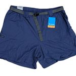 Columbia Sandy River Cargo Shorts Women's 2X NWT Navy Blue 6" Inseam Size XXL Photo 0