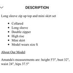 Honeybum Skirt Set Photo 3