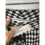Veronica Beard  Gingham Pants Women 6 Estimated Black White Gemini Side-Stripe Photo 5