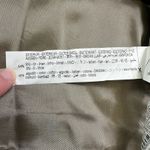 ZARA  Women Cropped Linen Blend Blazer Jacket S Neutral Khaki Minimalist Business Photo 9