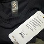 Rhone Modern Ribbed Women's Tee, Size XSmall in black Photo 2