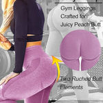 NWT! Women’s juicy peach butt purple/pink leggings, Small Purple Photo 2