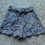 J.Crew Floral High Rise Shorts With Tie Belt Photo 0