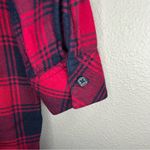 Rails  Bianca red & blue flannel button down shirt dress women’s size small Photo 6