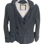 Altar'd State Altar d' state women's dark grey cotton jacket with front buttons, size M 0031 Photo 0