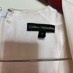 Catherine Malandrino  Spring 2014 Vogue Runway red white front split dress 10 Photo 1