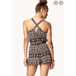 Forever 21 Black Tan Tribal Strappy Back Playsuit Photo 84