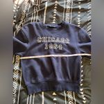 ZARA  Chicago 1964 Pullover Crewneck Sweatshirt Navy Women’s Sz Small EUC Photo 6