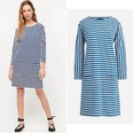 J.Crew Re-Imagined Knit front-pocket Striped shift dress SZ XL Photo 1