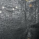 Yves St. Laurent NWT Snake Skin Print Skinny Jean Size 27 Black Photo 1