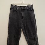American Eagle AE Mom Jean Black Wash High Waisted High Rise Cropped Crop Ankle Photo 3
