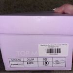 Top Moda NWT Black Rhinestone Sandals Womens 9 Flats Chic Casual Capsule Shoes Photo 5