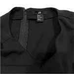 H&M  Black Fitted Top With Cap Sleeves Photo 5