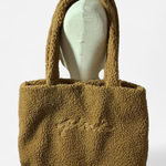 PINK - Victoria's Secret PINK Victoria's‎ Secret Sherpa Tote Bag Plush Teddy Purse Handbag Brown Photo 0