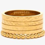 Pura Vida  Waterproof Ring Stack Size 7 Photo 0