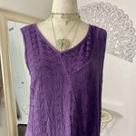 Witchy Boho Whimsygoth Purple Embroidered Asymmetric Mini Midi Dress M Size M Photo 5