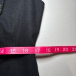 Anthropologie Tabitha Black Cotton Diamond Embroidered Boho Sleeveless Dress 12‎ Photo 6