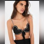 For Love & Lemons  Cora heart sequin top! Nwt Photo 1