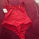 Arden B Auden Red Women's Rhinestone Lingerie Bodysuit Photo 5