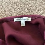 Charlotte Russe V Wire Purple Romper Photo 2