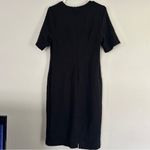 CAbi  Black Mini Midi Dress Formal Bodycon Office 12 Classic Neutral Basic Photo 4