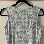 White Orchid Womens Painted Floral Sleeveless Sleep Shirt P/S Blue Size undefined Photo 5