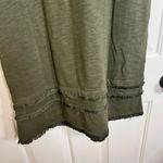 J.Jill Womens Midi Olive Green Short Sleeve Comfy Dress Size Small Career Wear Green Photo 8