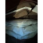 Sabrina Scala Boho Chic Brown Fringe Leather Tote Bag Large Casual Photo 13