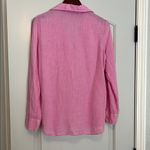 ZARA  Pink Long Sleeve Notched Collar Blouse Photo 1