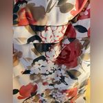 Dress Barn Beautiful floral fall colors PLUS dress size 18 lovely ruffles, sleeveless Photo 2