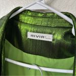 Boutique Shiny 3 piece suit Set. Pants, Blazer, Bikini Top Set Photo 7