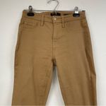 7 For All Mankind Tan Faux Suede Skinny Leggings Pants Womens 2 Fall Casual Photo 1