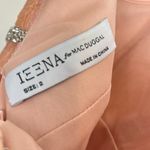 Mac Duggal  Sequined Strapless Rhinestone Belt Gown in Coral Size US 2 Photo 7