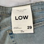 Rag and Bone Dre Low-Rise Slim Boyfriend Jeans in Blue Size 29 Photo 9