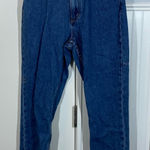 Thrills  Casey Straight Slim Barrel Jean Blue Wash Raw Hem Straight Leg size 4 Photo 0