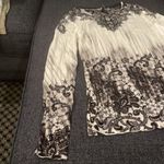 Seven7 Black &white design blouse Photo 2