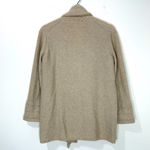 TSE  100% Cashmere Beige Detailed Knit Open Cardigan Sweater Size Medium Photo 3
