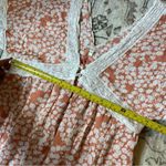 Floral Lace Trim Mini Dress Photo 7