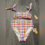 Kona Sol  Plaid Bikini Set Photo 1