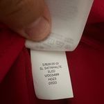 Gap  Vibrant Sled Red Halter Blouse,Size S,Satin,100% polyester,Made in Vietnam Photo 11