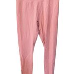 Alphalete  Size Medium Light Pink Athletic Pull on Ruched Back Leggings Photo 0