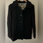 J.Crew Women’s Black Wool Coat Size 8 Photo 1
